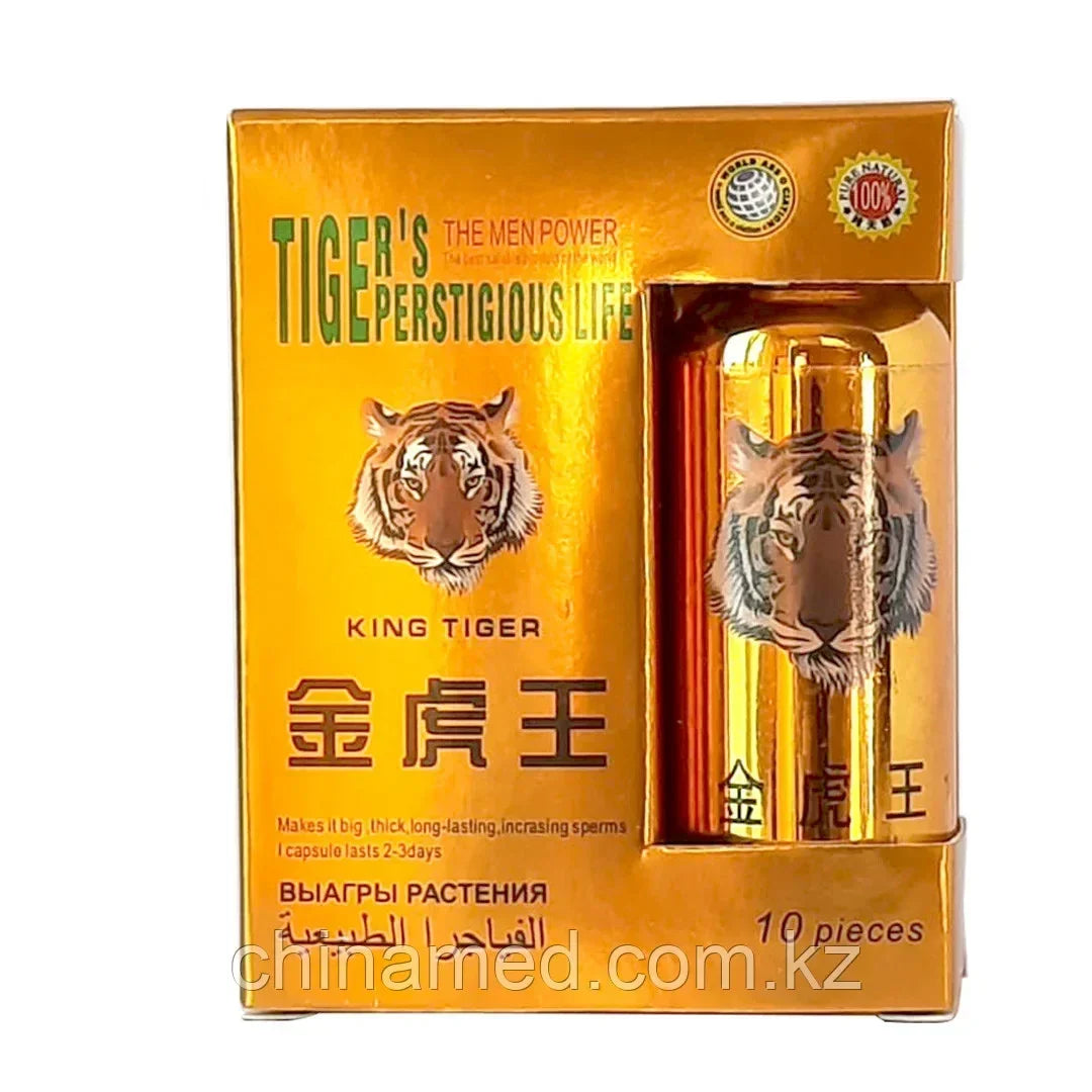 Tiger’s Prestigious Life male potency supplement