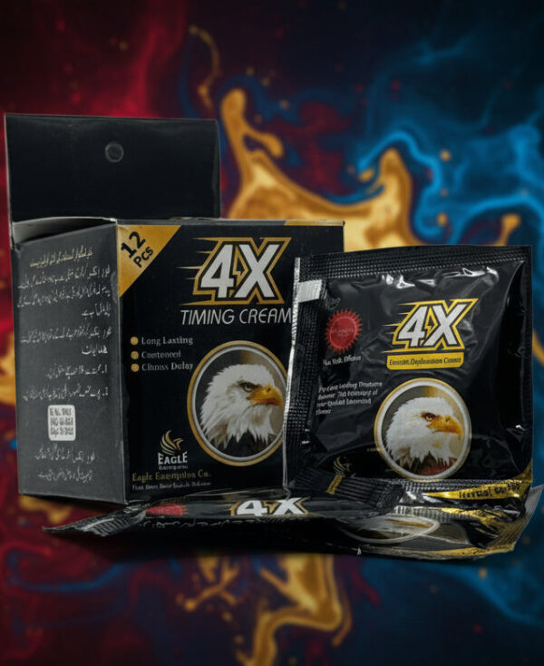 4X Timing Cream - Delay Cream with 12 Condoms