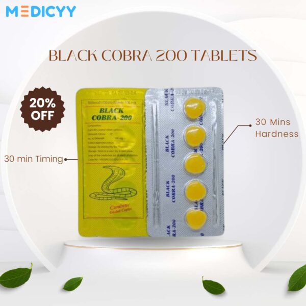Black Cobra 200Mg (20 Tablet) 3 Black Cobra 200Mg (20 Tablet)