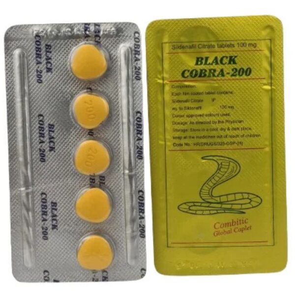 Black Cobra 200Mg (20 Tablet) 4 Black Cobra 200Mg (20 Tablet)