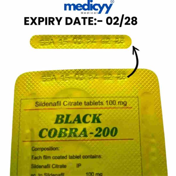 Black Cobra 200Mg (20 Tablet) 5 Black Cobra 200Mg (20 Tablet)