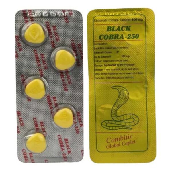 Black Cobra 250mg (20 Tablet) 7 Black Cobra 250mg (20 Tablet)