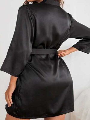 Black-Open-Front-Silk-Belted-Night-Robe1-1