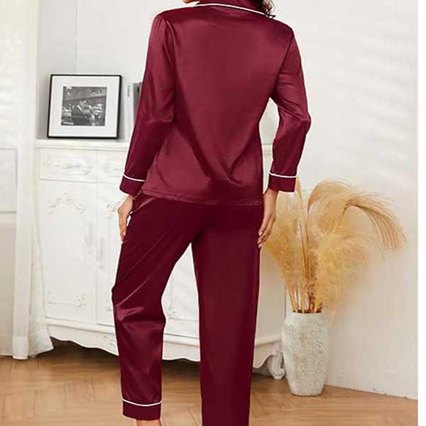 Mahroon Full Sleave Silk Shirt and Trouser 3 Mahroon Full Sleave Silk Shirt and Trouser