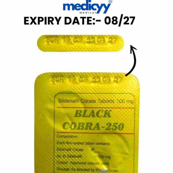 Black Cobra 250mg Tablet 2 Black Cobra 250mg Tablet