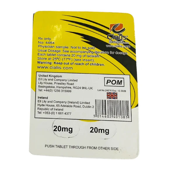 C!alis Tadalaf!l 20mg Tablets 2 C!alis Tadalaf!l 20mg Tablets
