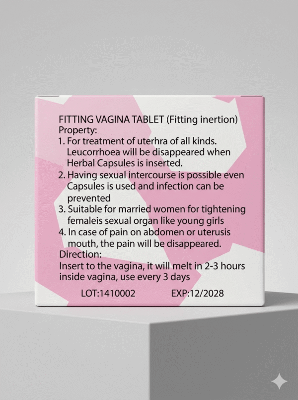 Dr. James Vaginal Tightening Tablet – Herbal Intimate Wellness | 4 Tablets 2 Dr. James Vaginal Tightening Tablet – Herbal Intimate Wellness | 4 Tablets