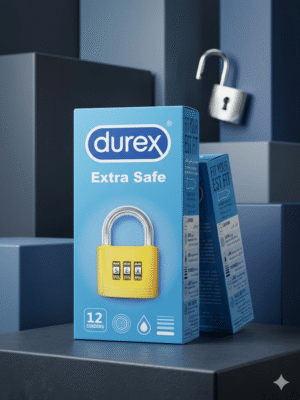 Durex Extra Safe Condoms – Pack of 12 | Extra Lubricated