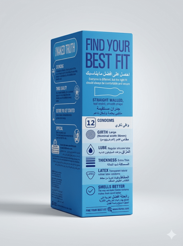 Durex Extra Safe Condoms – Pack of 12 | Extra Lubricated 3 Durex Extra Safe Condoms – Pack of 12 | Extra Lubricated