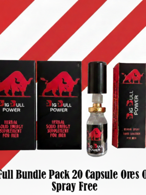 Sale Offer Big Bull 20 capsule + 1 spry free