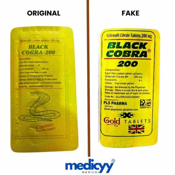 Black Cobra 200Mg (20 Tablet) 6 Black Cobra 200Mg (20 Tablet)