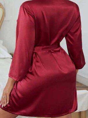 Red-Open-Front-Silk-Belted-Night-Robe1-1