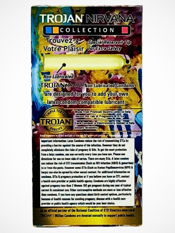 Trojan Nirvana Condoms - 12 Pack Extra Delay for Maximum Performance 2 Trojan Nirvana Condoms - 12 Pack Extra Delay for Maximum Performance