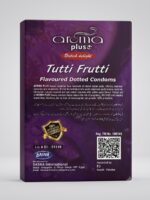 Aroma Plus Tutti Frutti Flavoured Condoms | 12 Dotted & Lubricated Condoms