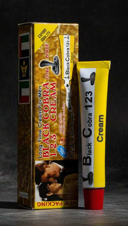 Black Cobra Delay Cream - Extra Power 180 Minutes Duration