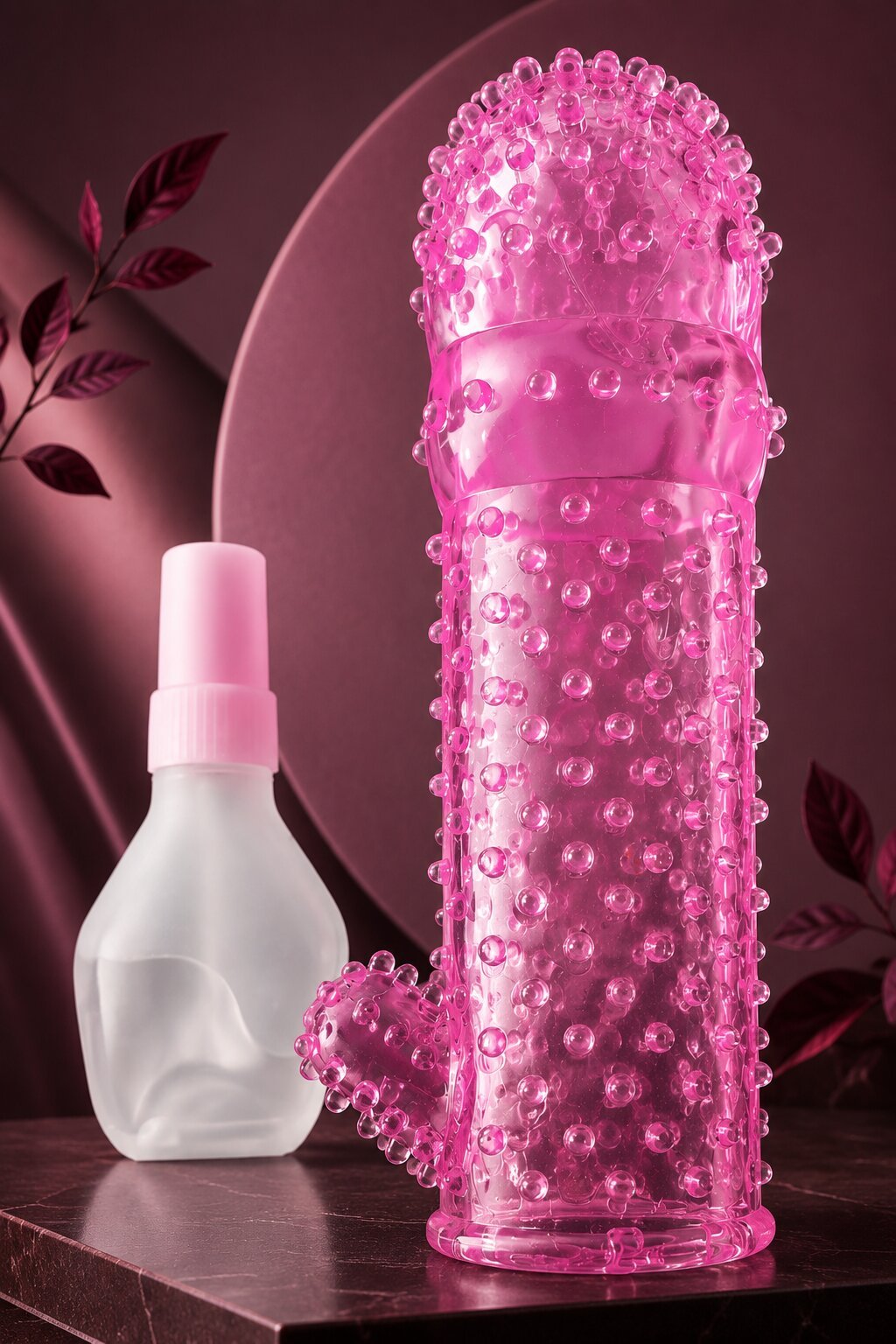 Silicone Condom | B-Shape Reusable & Washable with Lubricant