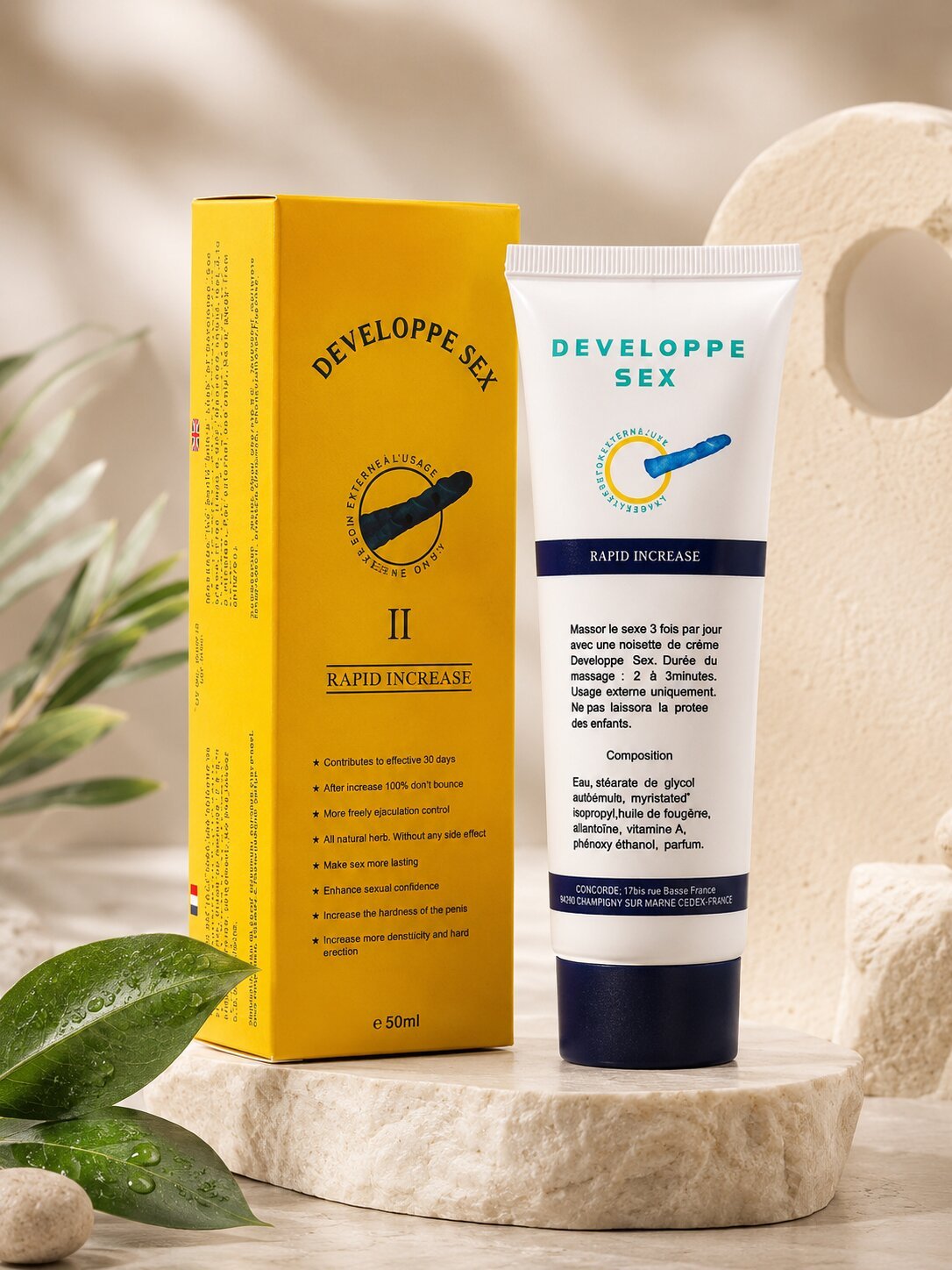 Developpe Sex Cream – Herbal Male Enhancement Cream for Hardness & Stamina
