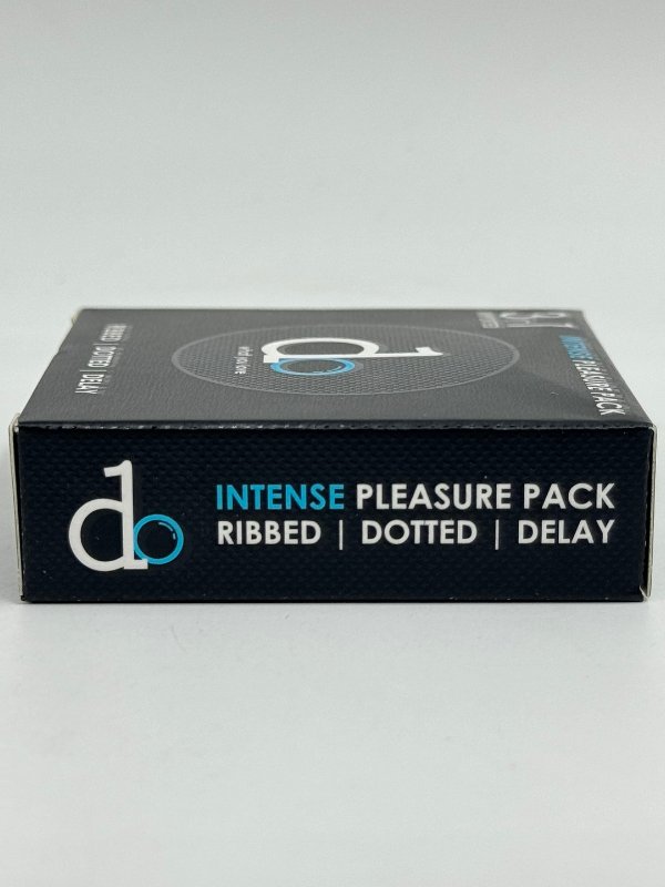 DO 3 in 1 Condoms - 3 Ribbed Dotted Delay Condoms 3 DO 3 in 1 Condoms - 3 Ribbed Dotted Delay Condoms