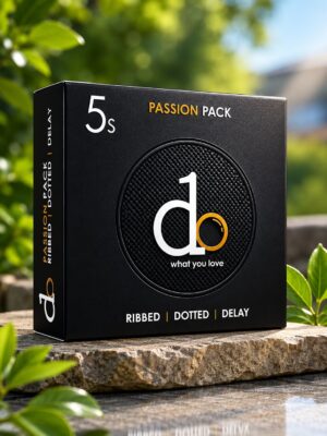DO 3-in-1 Ribbed Dotted Delay Condoms – Passion Pack (5 & 30 Pack)