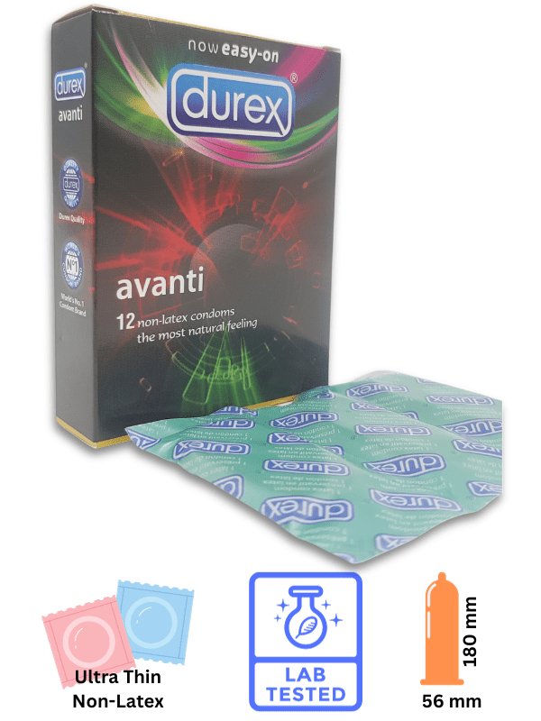 Durex Avanti Condoms 12 Pieces – Non Latex Natural Feeling