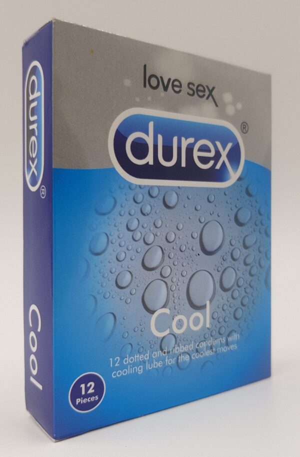Durex Cool Condoms 12 Pieces - Dotted & Ribbed with Cooling Lube 3 Durex Cool Condoms 12 Pieces - Dotted & Ribbed with Cooling Lube