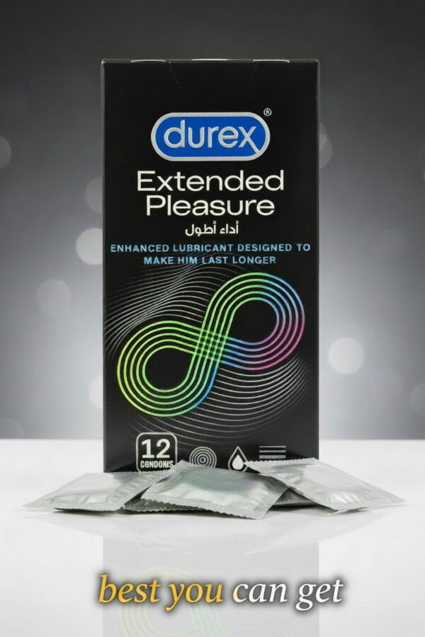 Durex Extended Pleasure Delay Condoms - 12 Pack (Imported) 1 Durex Extended Pleasure Delay Condoms - 12 Pack (Imported)