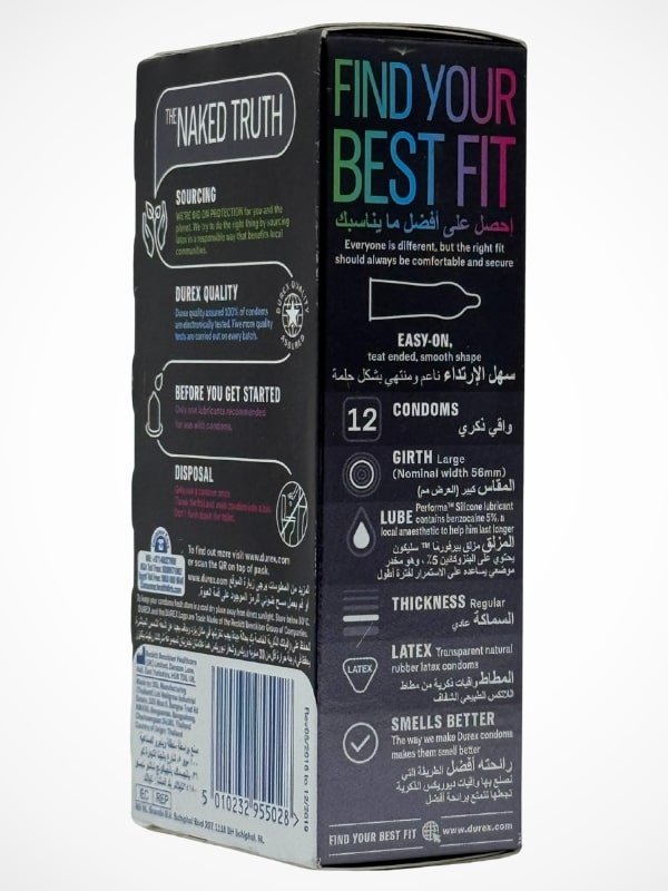 Durex Extended Pleasure Delay Condoms - 12 Pack (Imported) 3 Durex Extended Pleasure Delay Condoms - 12 Pack (Imported)