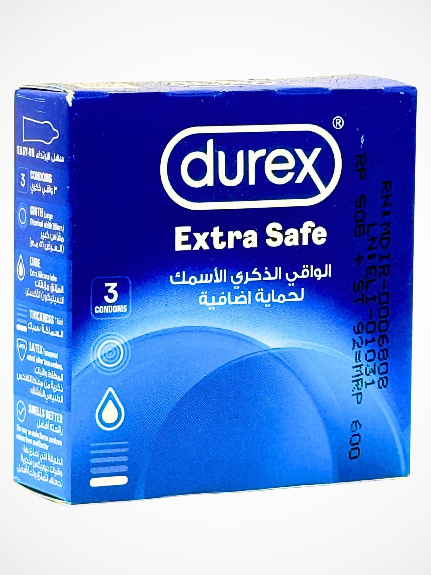 Durex Extra Safe Condoms – 3 Extra Lubed Condoms (Imported)