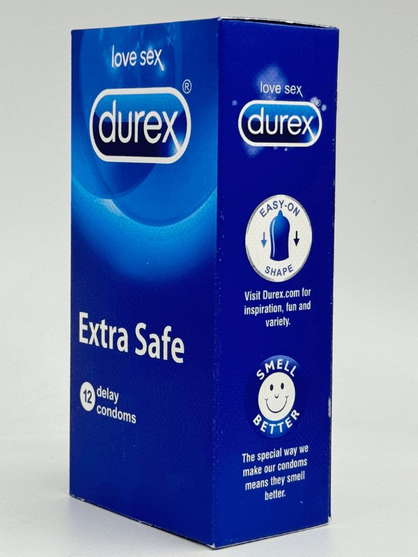 Durex Extra Safe Condoms Lubricated - 12 Delay Condoms 4 Durex Extra Safe Condoms Lubricated - 12 Delay Condoms
