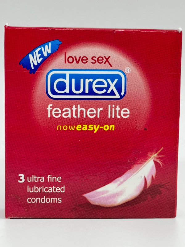 Durex Feather Lite Condoms - 3 Ultra Fine Lubricated Condom 1 Durex Feather Lite Condoms - 3 Ultra Fine Lubricated Condom