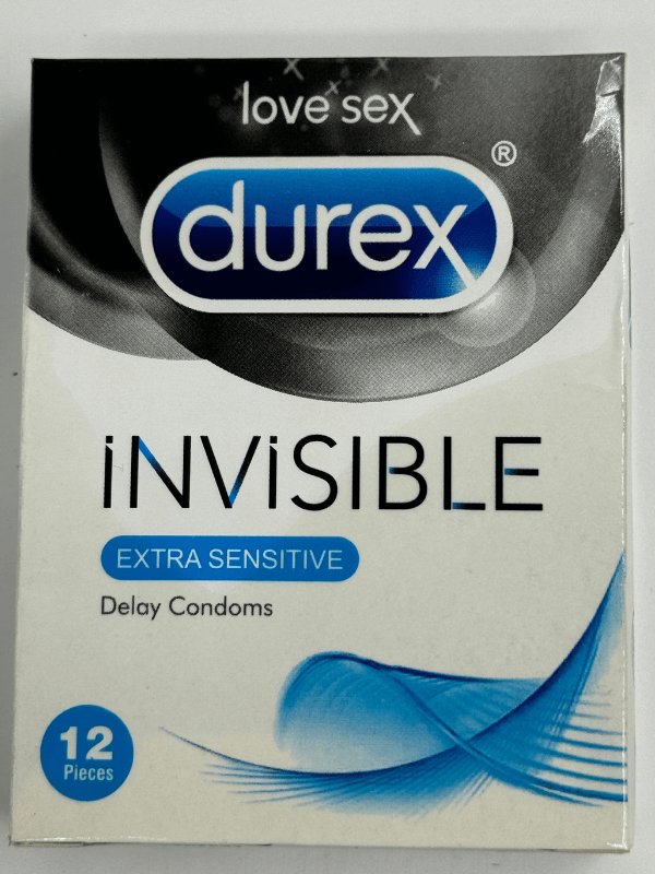 Durex Invisible Extra Sensitive 12 Condoms 1 Durex Invisible Extra Sensitive 12 Condoms
