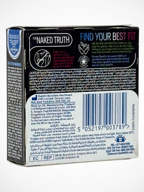 Durex Mutual Pleasure Condoms - 3 Ribbed Dotted Condoms (Imported) 2 Durex Mutual Pleasure Condoms - 3 Ribbed Dotted Condoms (Imported)