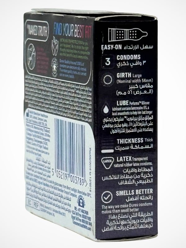 Durex Mutual Pleasure Condoms - 3 Ribbed Dotted Condoms (Imported) 3 Durex Mutual Pleasure Condoms - 3 Ribbed Dotted Condoms (Imported)