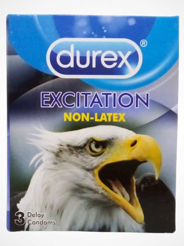 Durex Non Latex Condoms – 3 Excitation Condoms