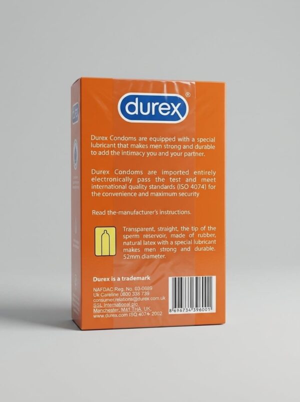 Durex Orange Flavoured Condoms – Pack of 12 | Lubricated, Natural Latex 2 Durex Orange Flavoured Condoms – Pack of 12 | Lubricated, Natural Latex