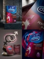 Durex Performax Intense Condoms | Ribbed & Delay Lubricant | Pack of 12