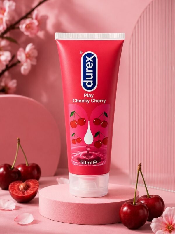 Durex Play Cheeky Cherry Lubricant 50ml – Flavoured Water-Based Lube 1 Durex Play Cheeky Cherry Lubricant 50ml – Flavoured Water-Based Lube