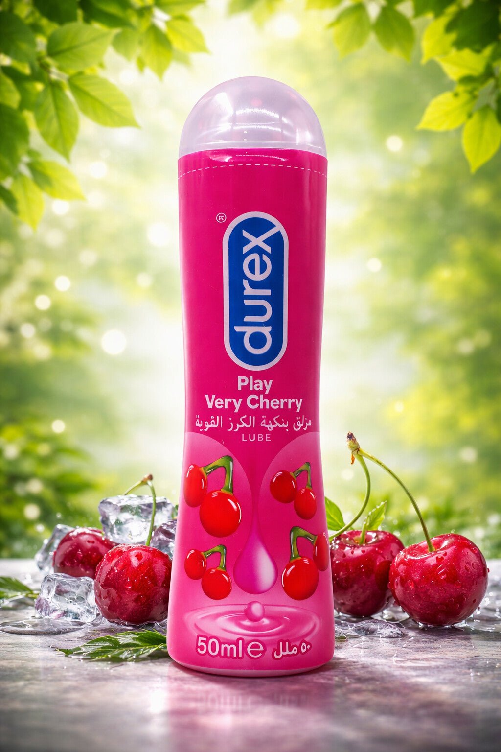 Durex Play Very Cherry Lubricant 50ml – Water-Based Intimate Gel