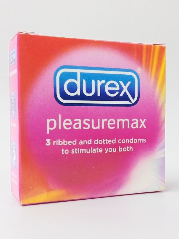 Durex Pleasuremax Condoms - 3 Ribbed & Dotted Condoms 1 Durex Pleasuremax Condoms - 3 Ribbed & Dotted Condoms