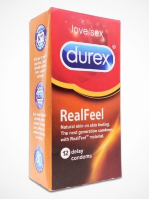 Durex Real Feel Condoms - 12 Natural Skin Feeling Condoms