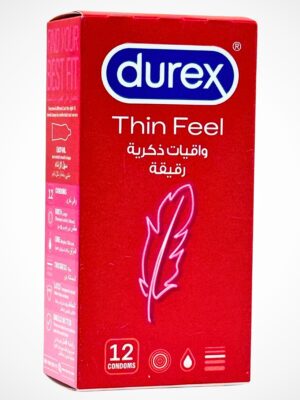 Durex Thin Feel Condoms - 12 Super Thin Condoms (Imported)