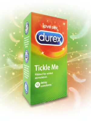 Durex Tickle Me Condoms Ribbed n Dotted - 12 Delay Condoms