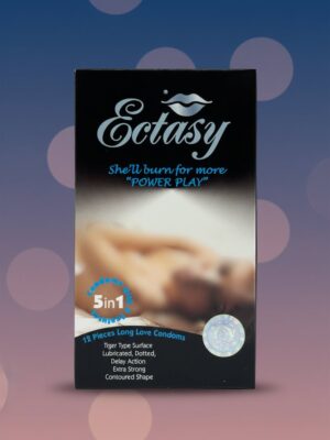 Ectasy Condoms - 12 Dotted & Lubricated Condoms