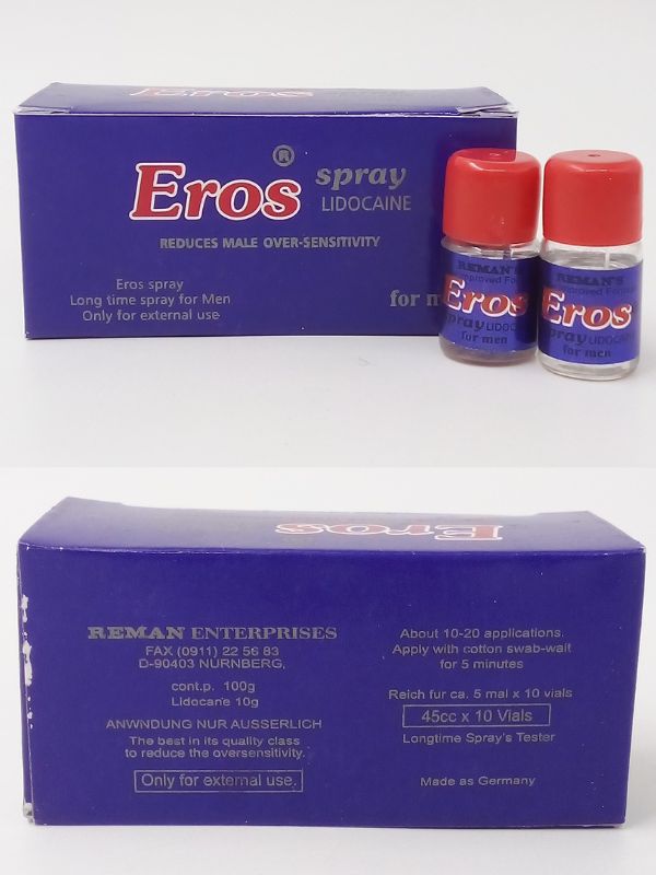 Eros Spray Tester – 10 vials (5ml) Each
