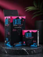 Excite Bubblegum Flavored Condoms – Scented, Lubricated | 18 Pack (6 x 3)