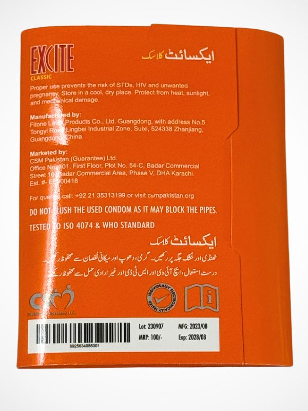 Excite Classic Condoms 3 Pack 2 Excite Classic Condoms 3 Pack