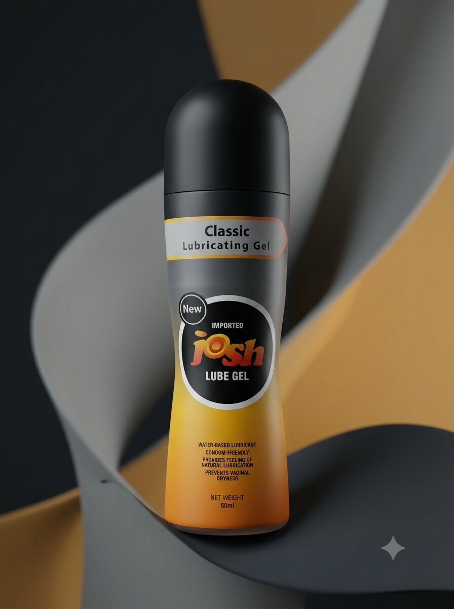 Josh Classic Lube Gel – Unscented Water Based Lubricant 50ml
