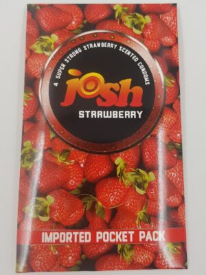 Josh Condoms 4 Pieces - Strawberry Flavor