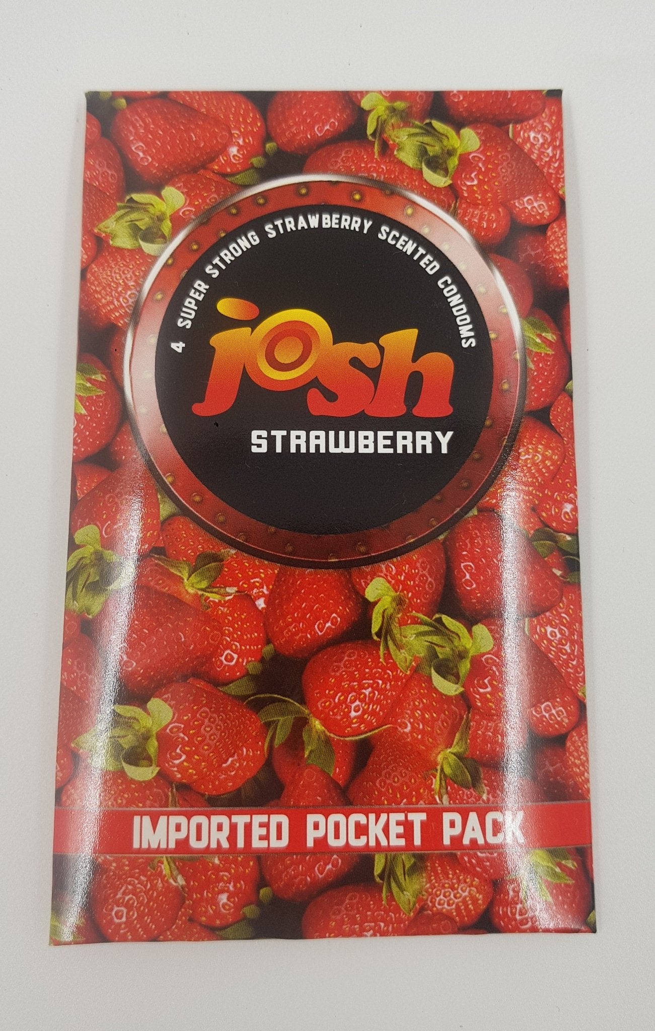 Josh Condoms 4 Pieces – Strawberry Flavor