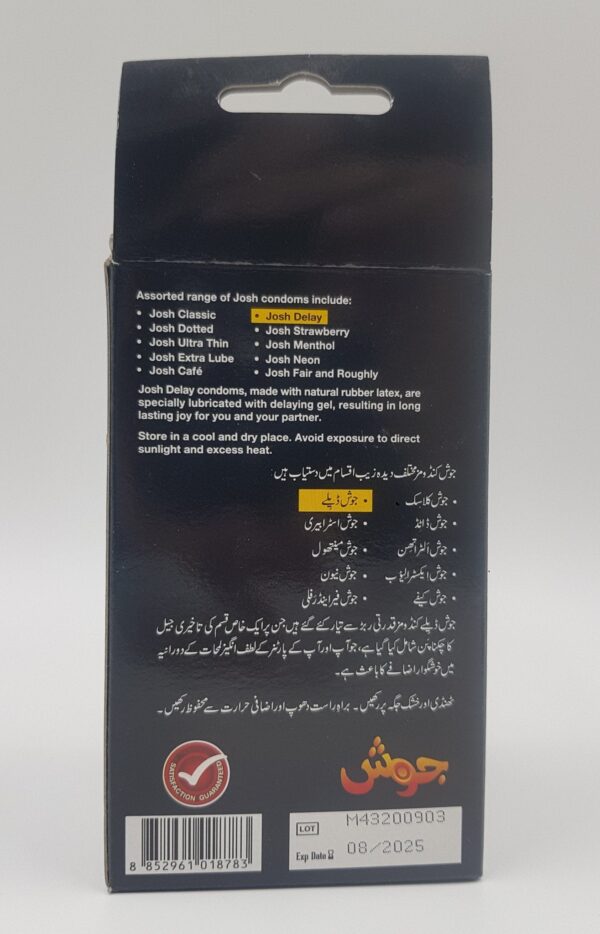 Josh Delay Condoms - 36 Condoms Pack 2 Josh Delay Condoms - 36 Condoms Pack